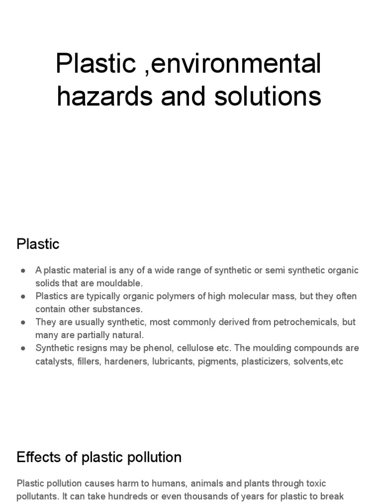 Plastic Problems and Solutions Very Good | PDF | Science & Mathematics
