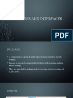 Packages and Interfaces