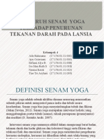 Terapi Yoga Keperawatan Komplementer