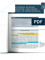 Buying Behaviour: Purchasing: Industrial Declsion-1 (1 NG in