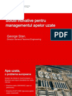 Solutii Inovative Pentru Managementul Apelor Uzate: George Stan