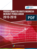 Produk Domestik Bruto Indonesia Menurut Pengeluaran, 2015-2019