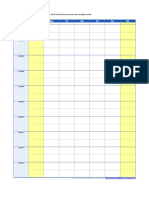 Calendário de 15 minutos para planejamento semanal