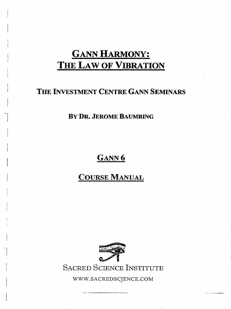 Gann VI Course Manual | PDF