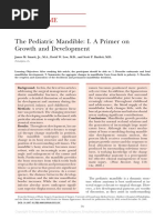 The Pediatric Mandible I. A Primer On Growth and Development