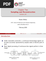 Chapter Two Sampling and Reconstruction: Lecture #4