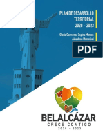 Plan de Desarrollo Territorial Belalcazar Crece Contigo 20202023