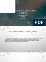 Iman Kepada Qada Dan Qadar