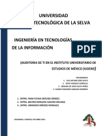 Auditoria de Ti en El Instituto Universitario de Estudios de México (Iudem)