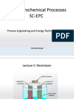 C7-Electrochemical Processes Sc-Epc: Process Engineering and Energy Technolgy (PEET) - 2