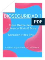 Bioseguridad 1 - Massara, Agustina