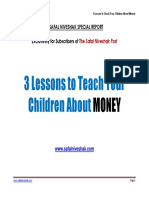 3 Lessons to Teach Your Children About Money Safal Niveshak Special Report