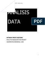 Modul Analisis Data Spss (Sutanto Fkm Ui 2006)
