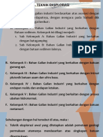 1. Teknik Eksplorasi