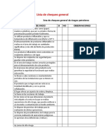 Lista de Chequeo General TERRITORIUM FORO