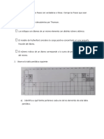 Examen Recuperación FQ 4º Eso