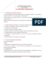 Les Altérations Alimentaires 2020 Cours Hydrobromatologie 5eme Année Pharmacie DR CHEROUAL