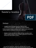 Sunetul & Acustica