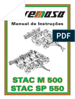 Manual de instruções para arados subsoladores Civemasa STAC M 500 e STAC SP 550