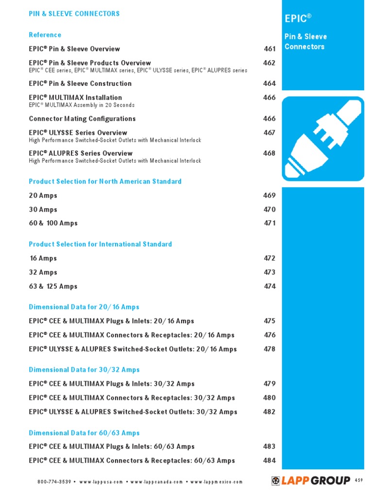Epic CEE Series, EPIC MULTIMAX Series, EPIC ULYSSE Series, EPIC ALUPRES ...