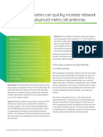 White Paper - Three Ways Operators Can Quickly Increase Network Capacity, Using Advanced Metro Cell Antennas