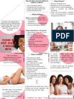 Brochura Vermelha e Branca para Clínica Médica