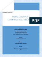 Hemaglutina y compuestos fenólicos en alimentos