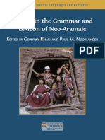 Khan Noorlander-Studies in the Grammar and Lexicon of Neo-Aramaic