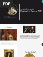 Absolutismus in Frankreich