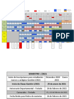 Calendario Académico 2021 UNIOR