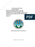 Auditoría de Estados Financieros de la Universidad de San Carlos de Guatemala