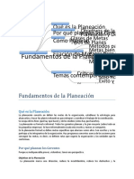 Fundamentos de La Planeación