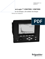 Guía de Instalación de PowerLogic ION7550 - ION7650 - Manualzz
