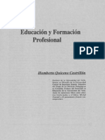 Educacion y Formacion Profesional - Humberto Quiceno