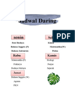 Jadwal Daring