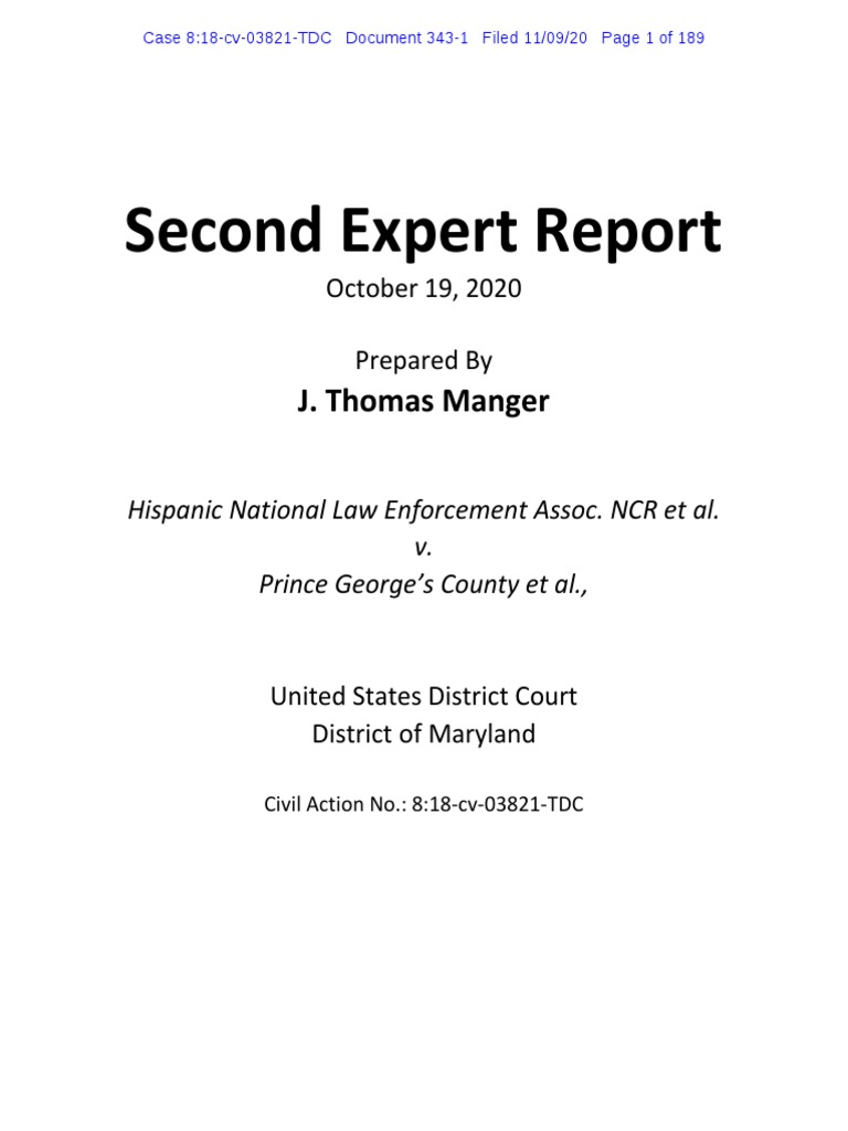 ECF 343-1 - Manger Expert Report (REDACTED) | PDF | Discovery (Law ...