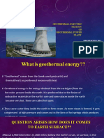 Presented By:-Umar 12TH C4 Roll No. 43: Geothermal Electric Station OR Geothermal Power Plant