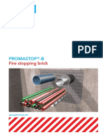 Fire Stopping Brick Promastopb Tehnical Data Sheet Promat
