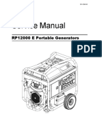 Service Manual: RP12000 E Portable Generators