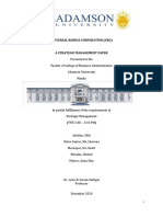 URC Strategic Management Paper Analysis