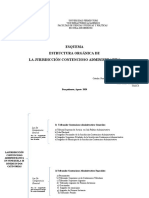 Esquema Estructura Orgánica de La Jurisdicción Contencioso Administrativa