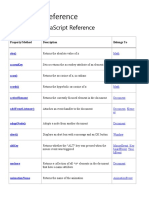 JavaScript Reference