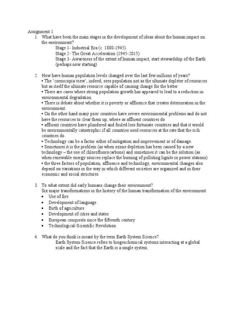 assignment on ecosystem pdf