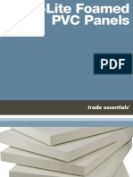 V Lite Foamed PVC Panels