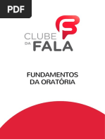 Apostila - Fundamentos Da Oratória