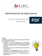 S10 - PPT Presencial - Metodolog A y Tendencias en La Administraci N de Operaciones