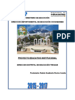 Proyecto Educativo del Distrito Escolar de Tiraque