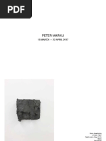MARKLI, Peter - Aproximations - The Architecture of Peter