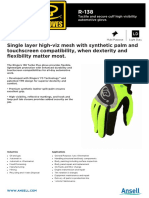 Single Layer High-Viz Mesh With Synthetic Palm and Touchscreen Compatibility, When Dexterity and Flexibility Matter Most