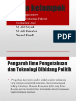 Pengaruh IPTEK Pada Bidang Politik